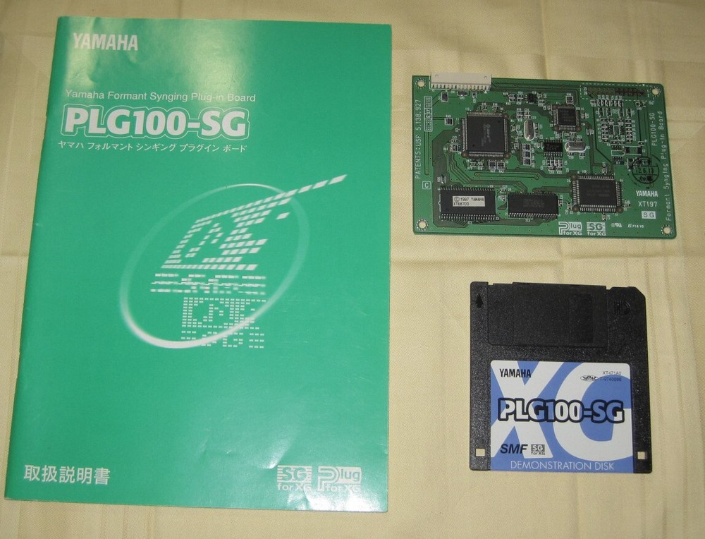 Yamaha PLG100-SG Formant Singing Plug-In Board Tested Japan