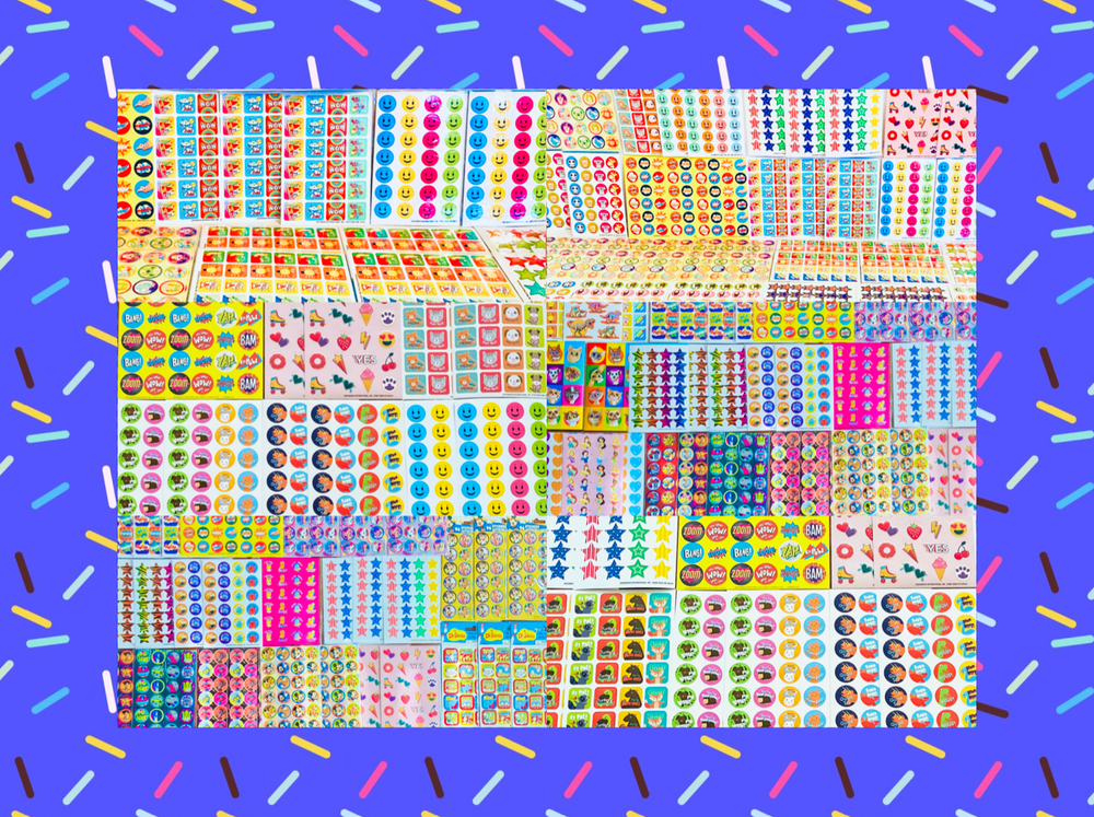 Stickers Bundle - Kid Cartoons Lot 35+ Fun Packs Themes Seasons Teachers, TEENS*