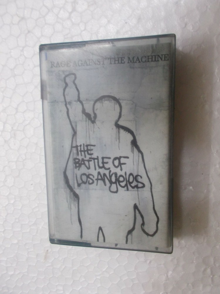 THE BATTEL OF LOS ANGELS RAGE AGAINST THE MACHINE RARE CASSETTE TAPE INDIA