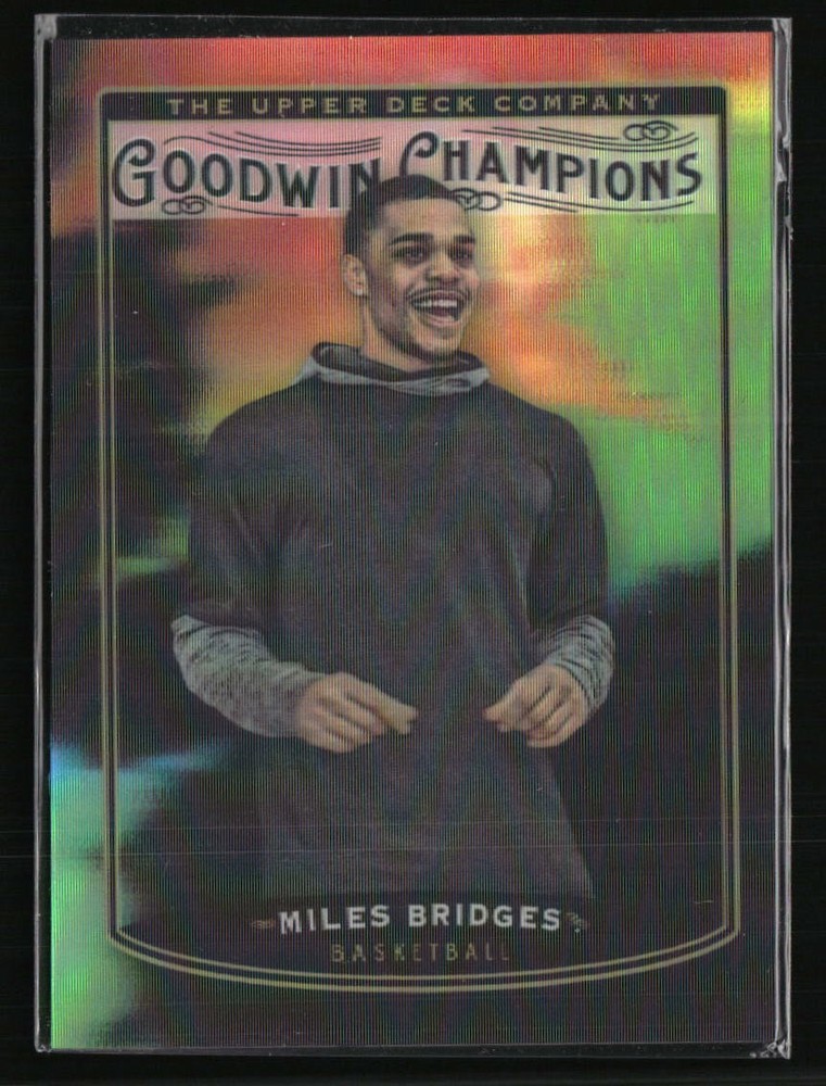 Miles Bridges 2019 Upper Deck Goodwin Champions Splash of Color 3D #LSMB