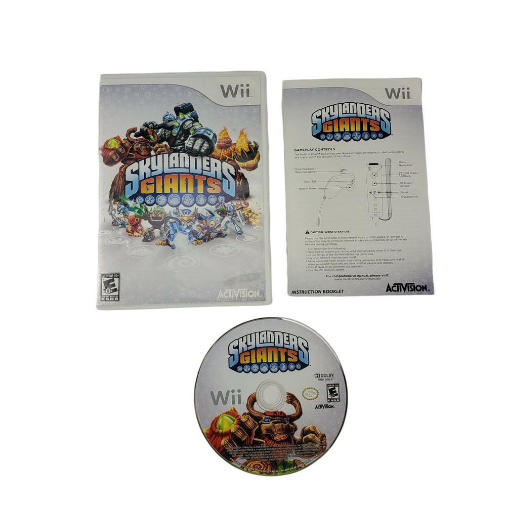 Skylanders Giants Complete Edition for Nintendo Wii with All Characters