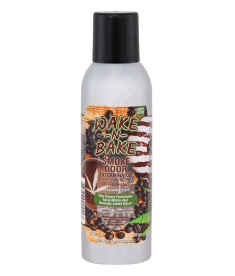 Wake N Bake- Smoke Odor Exterminator Enzyme Air Freshener 7oz Spray - Buy Now