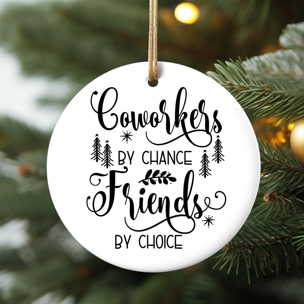 Christmas Ornament Christmas Gift For Coworker Funny Quotes Christmas Gift