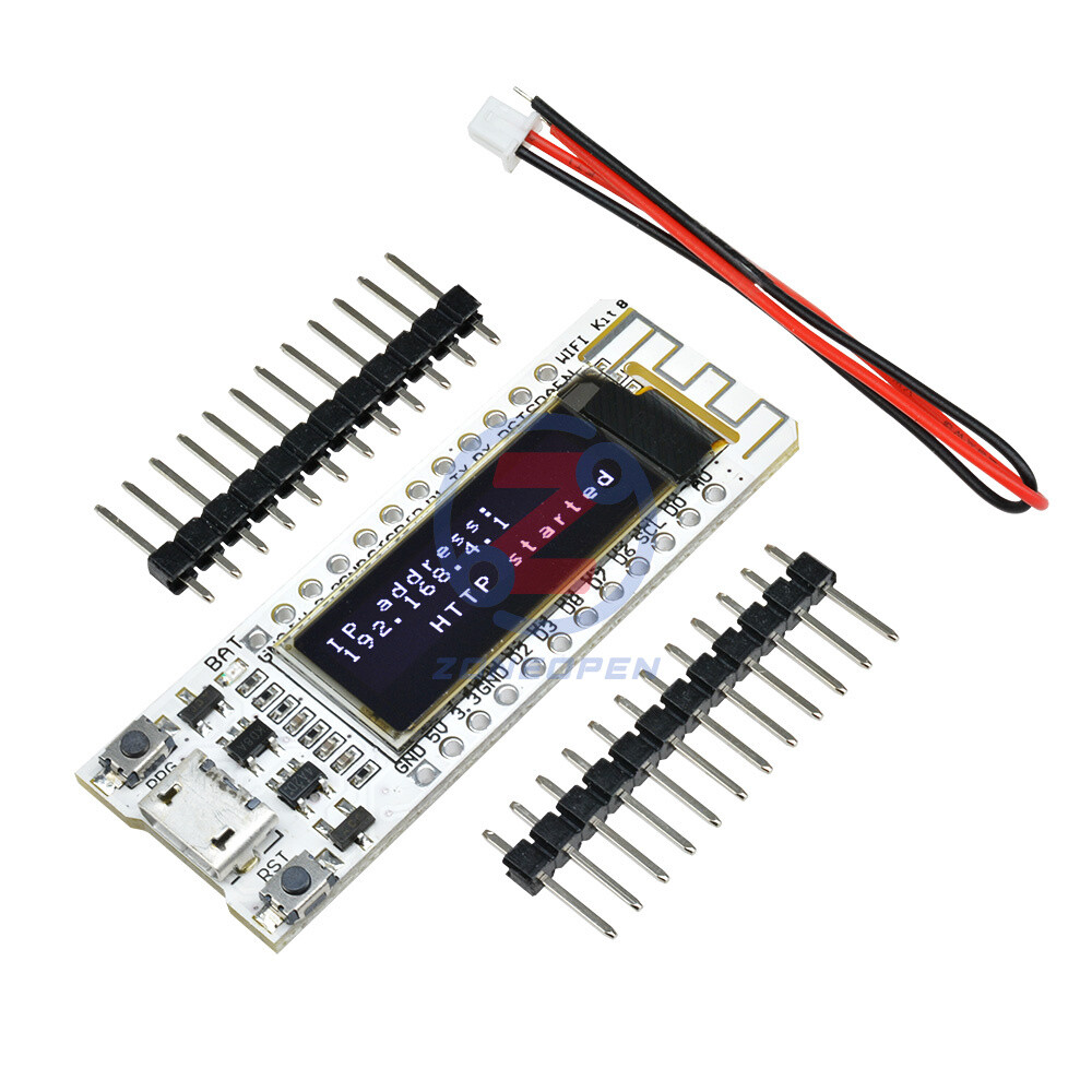 0.91 inch OLED ESP8266 WIFI IOT development board CP2104 NodeMCU For Arduino-image