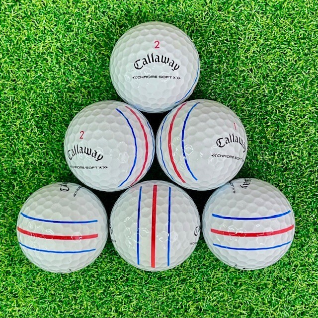 Callaway Chrome Soft X Triple Track Golf Balls 24 Pack 5A Grade Free Shipping