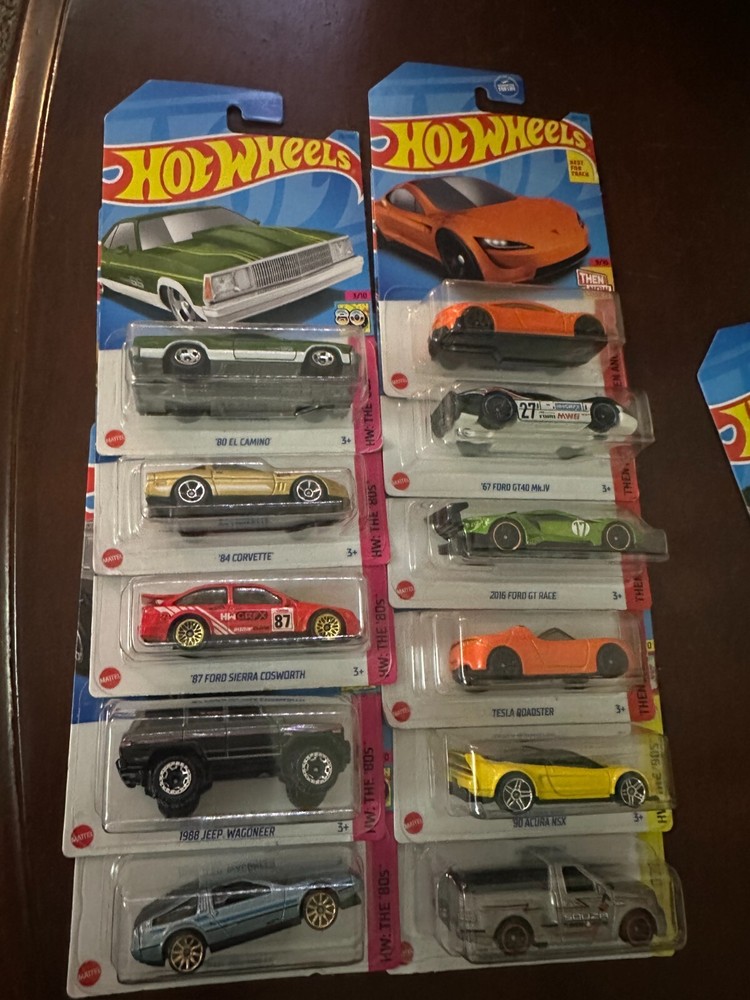 #HOT WHEELS# #THE 80'S##THE 90'S##THEN AND NOW##NEW##1:64#DIECAST#ASSORTED##