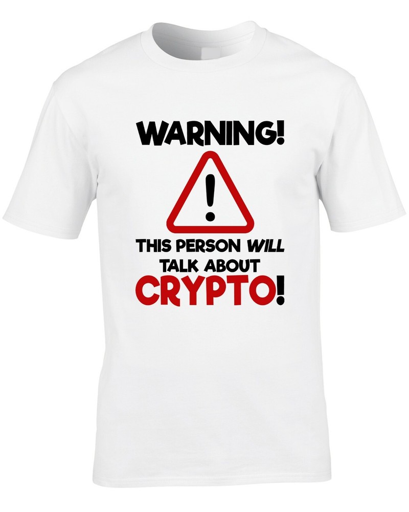 Crypto Mens T-Shirt Money Cryptocurrency Block Chain Cool Joke Funny Gift Idea-image