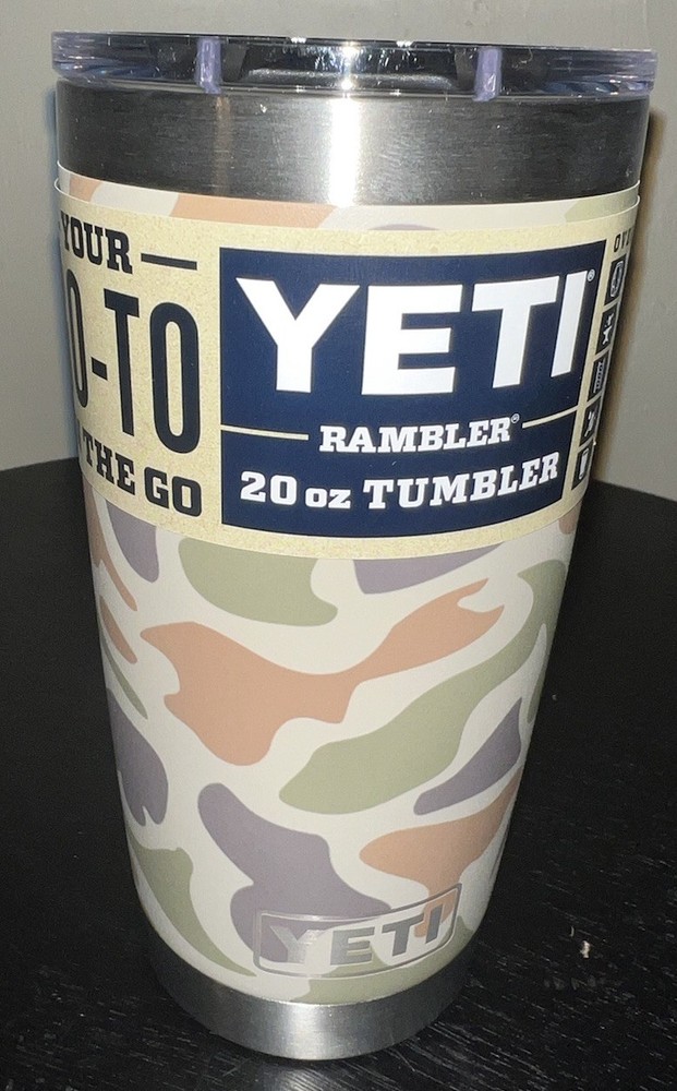 Yeti Rambler 20oz Tumbler, Limited Edition Camo!!