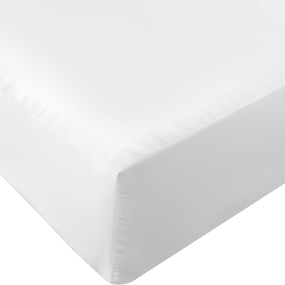 Soft Microfiber Full Deep Pocket Fitted Sheet with Shrinkage Control