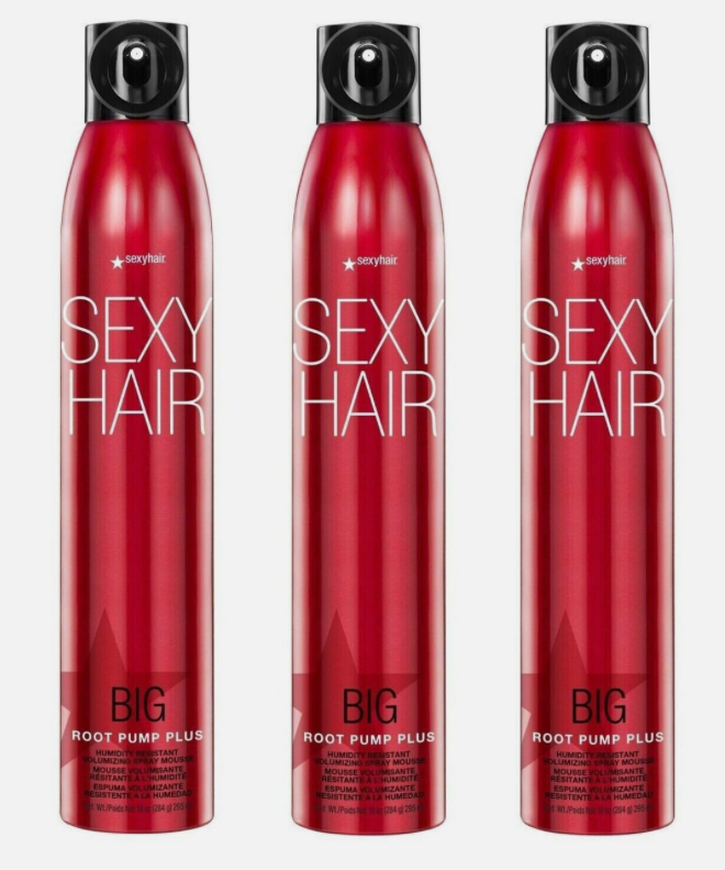 SexyHair Big Spray & Play Harder Hairspray ✨ Firm, All-Day Hold, 72-Hour, 3-Pack