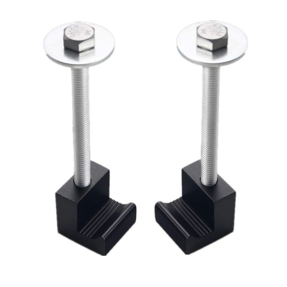 DEWHEL Heavy Duty Aluminum J Hook Tool Box Tie Down Crossover