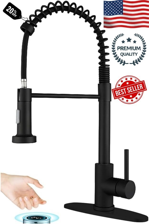 Motion Sensor Touchless Kitchen Faucet for Smart Sink