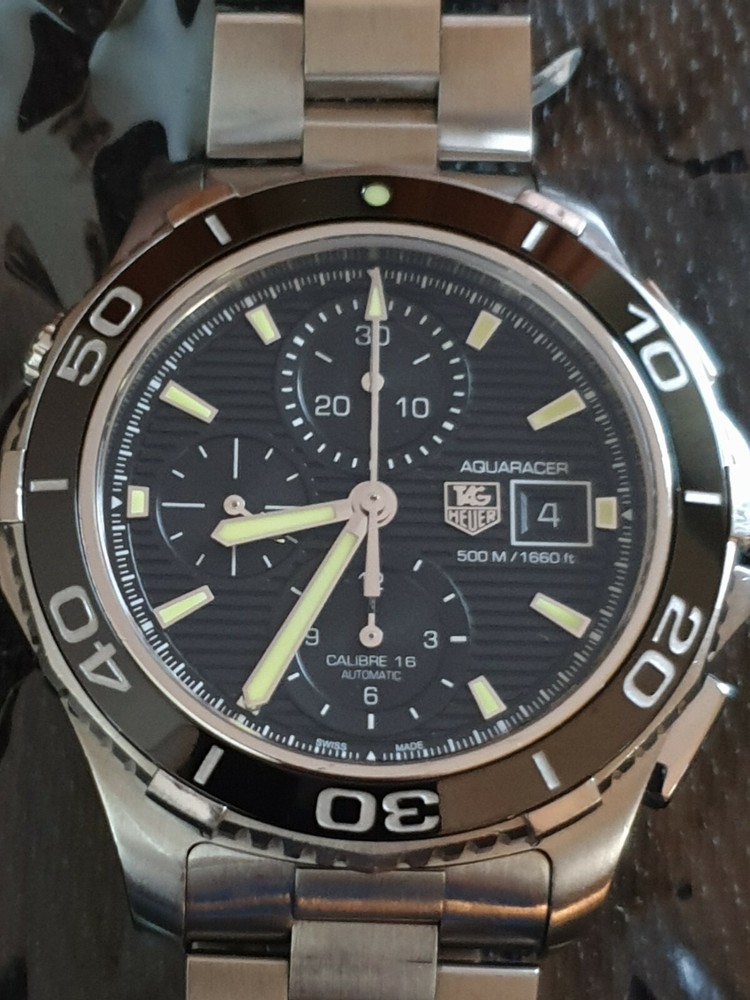 TAG Heuer Aquaracer Men's Black Watch - CAK2111.BA0833