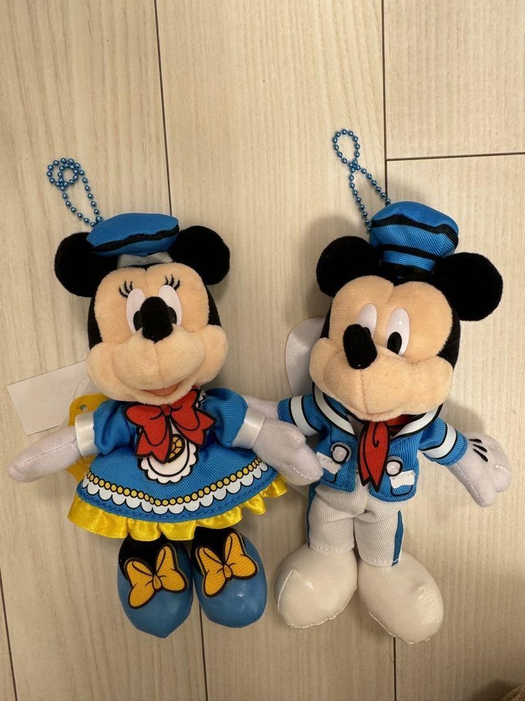 Disney Palpalooza Plush Doll Badge Mickey & Minnie Collectible Toy-image