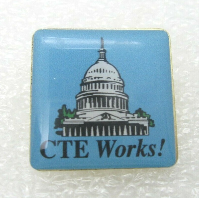 CTE Works Capital Lapel Pin (A451)