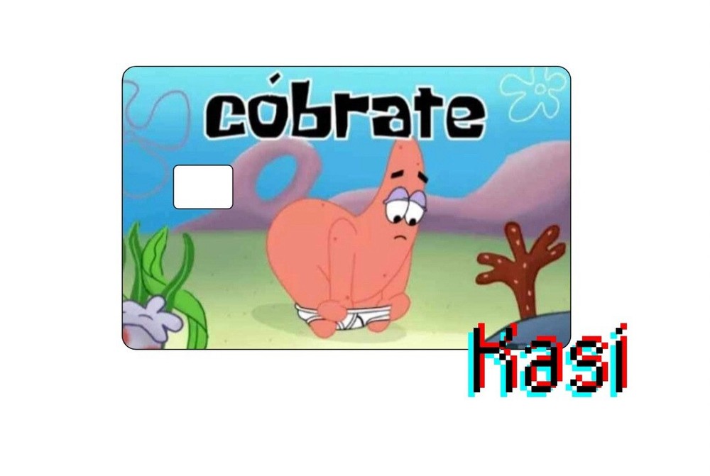 Credit Card Skin Cobrate Patrick Star (2 IN A PACK)-image