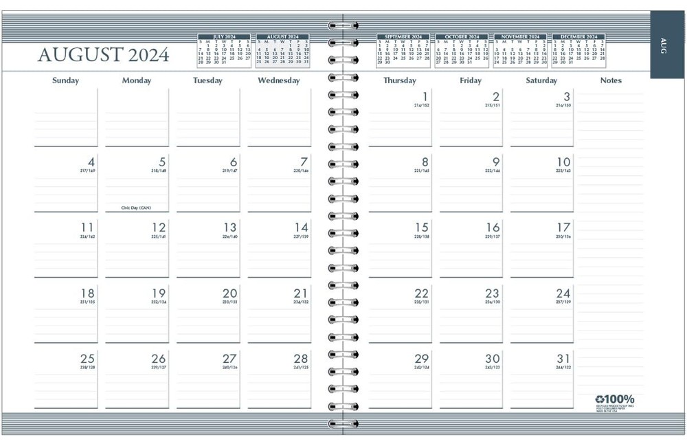 House of Doolittle 2024-2025 Weekly and Monthly Planner Academic Dots Hard Co...