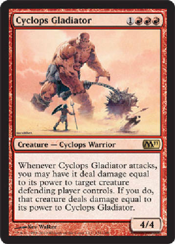 CYCLOPS GLADIATOR X4 MTG 2011 Magic the Gathering Cards DJMagic Lot