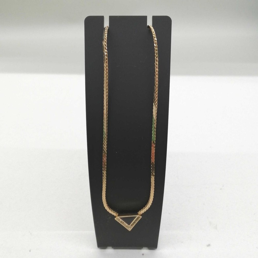 Dior Rust-Toned Y0809 Chain Necklace with Pendant