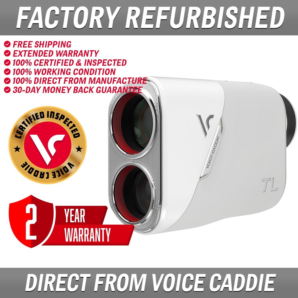 Voice Caddie TL1 Laser Rangefinder with Color OLED Auto Slope and UVG Technology-image