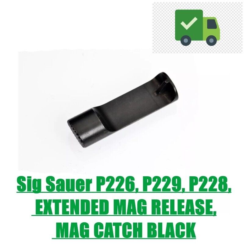 Sig Sauer P226, P229, P228, EXTENDED MAG RELEASE, MAG CATCH BLACK