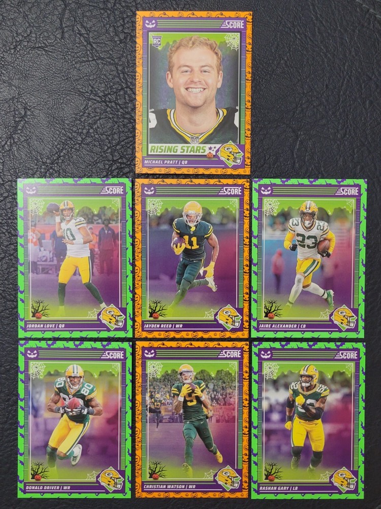 2024 Score A Treat Green Bay Packers Lot Pratt Love Watson Reed Alexander + More