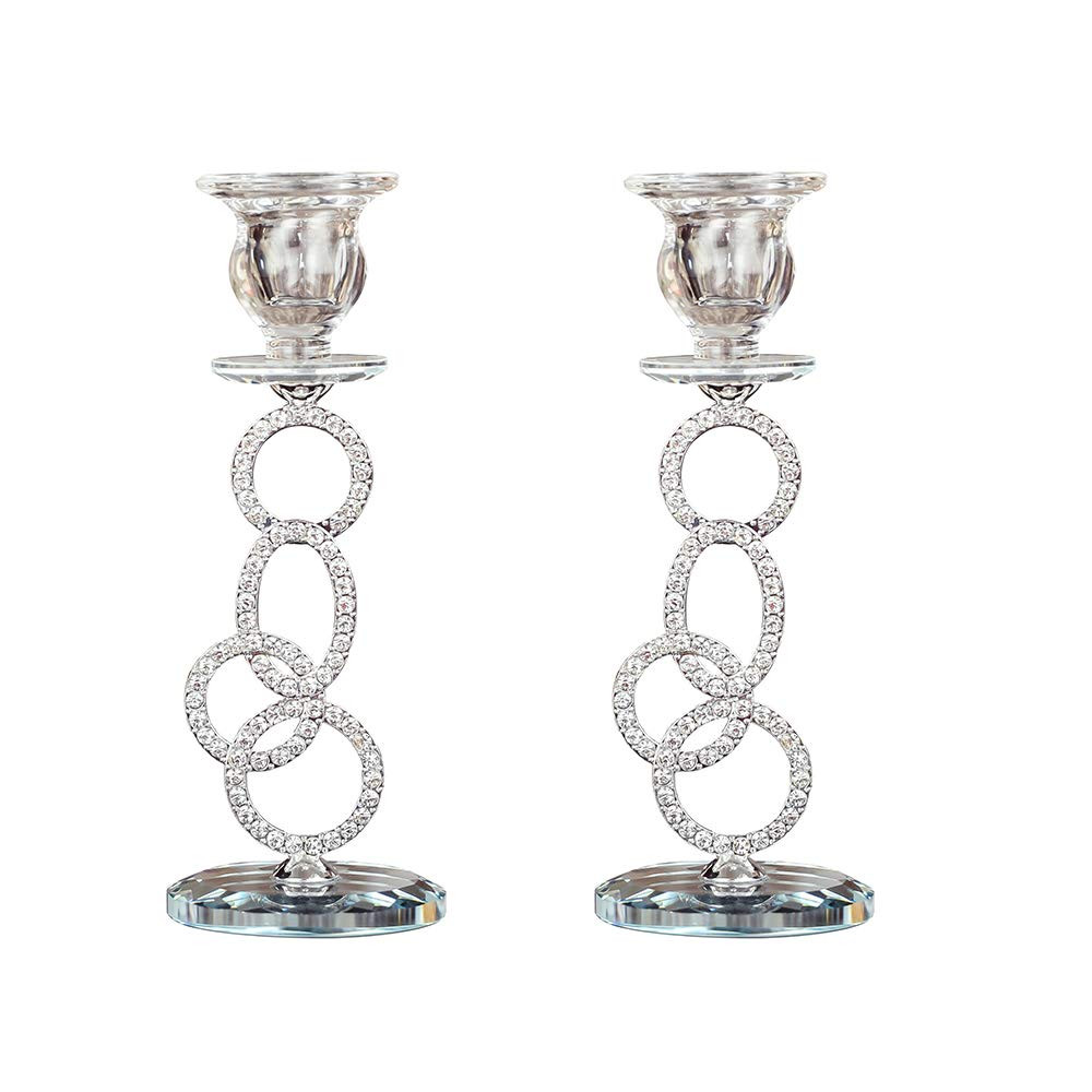 Crystal Taper Candle Holders, Candle Holders for Taper Candle,Candlestick Hol...