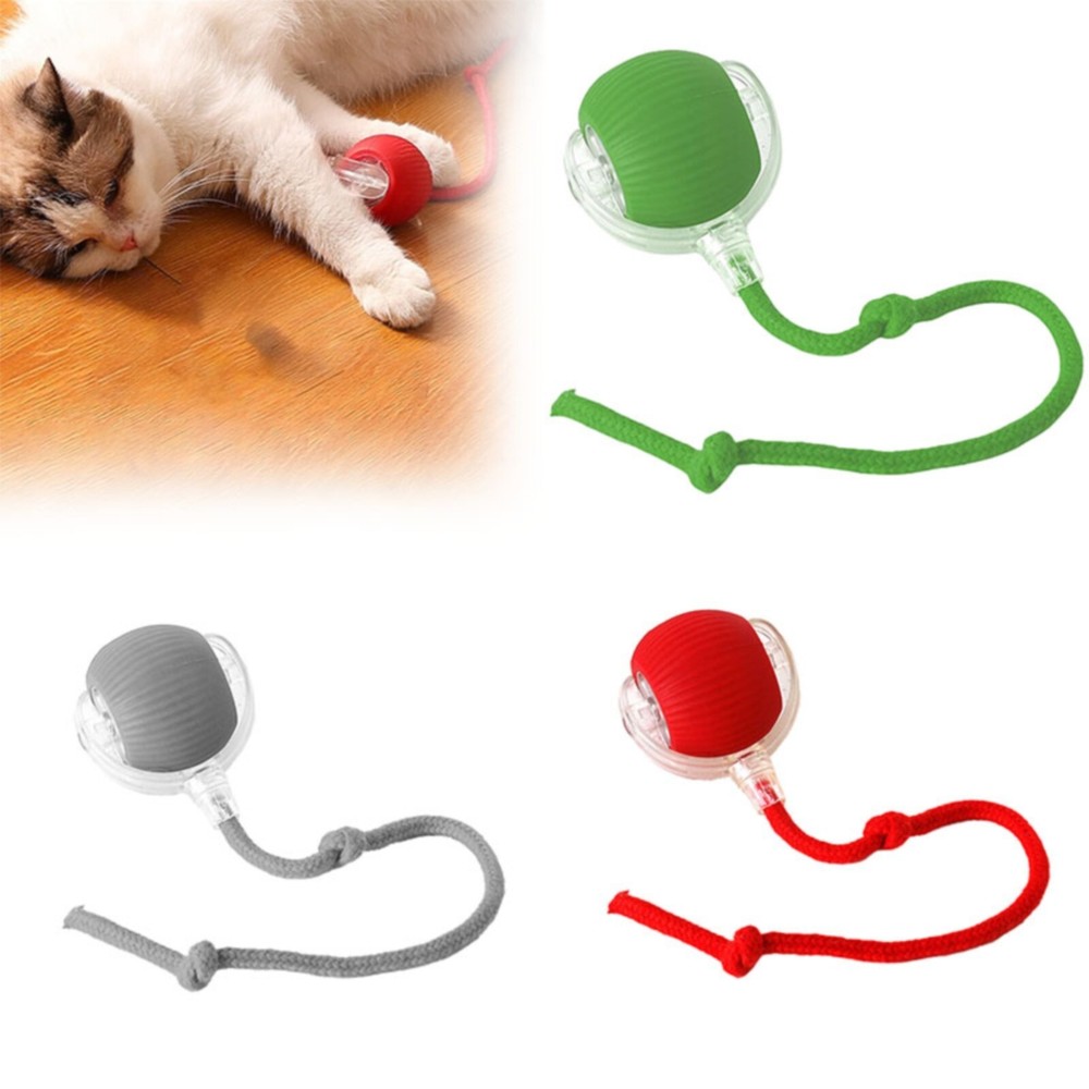 Interactive Cat Toys Rolling Dog Motion Activate Fast Rolling On Carpet US