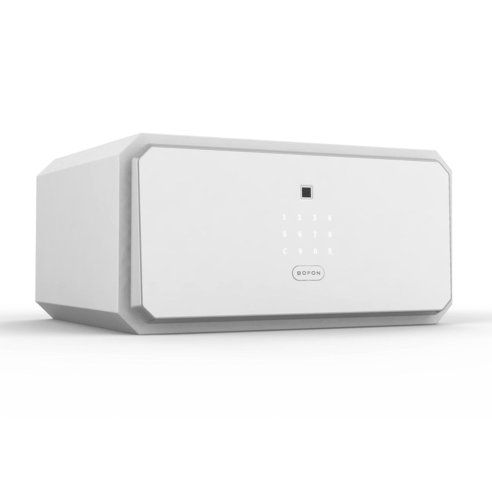 Fingerprint & Key Security Safe Box for Home Cash Documents Jewelry  -image