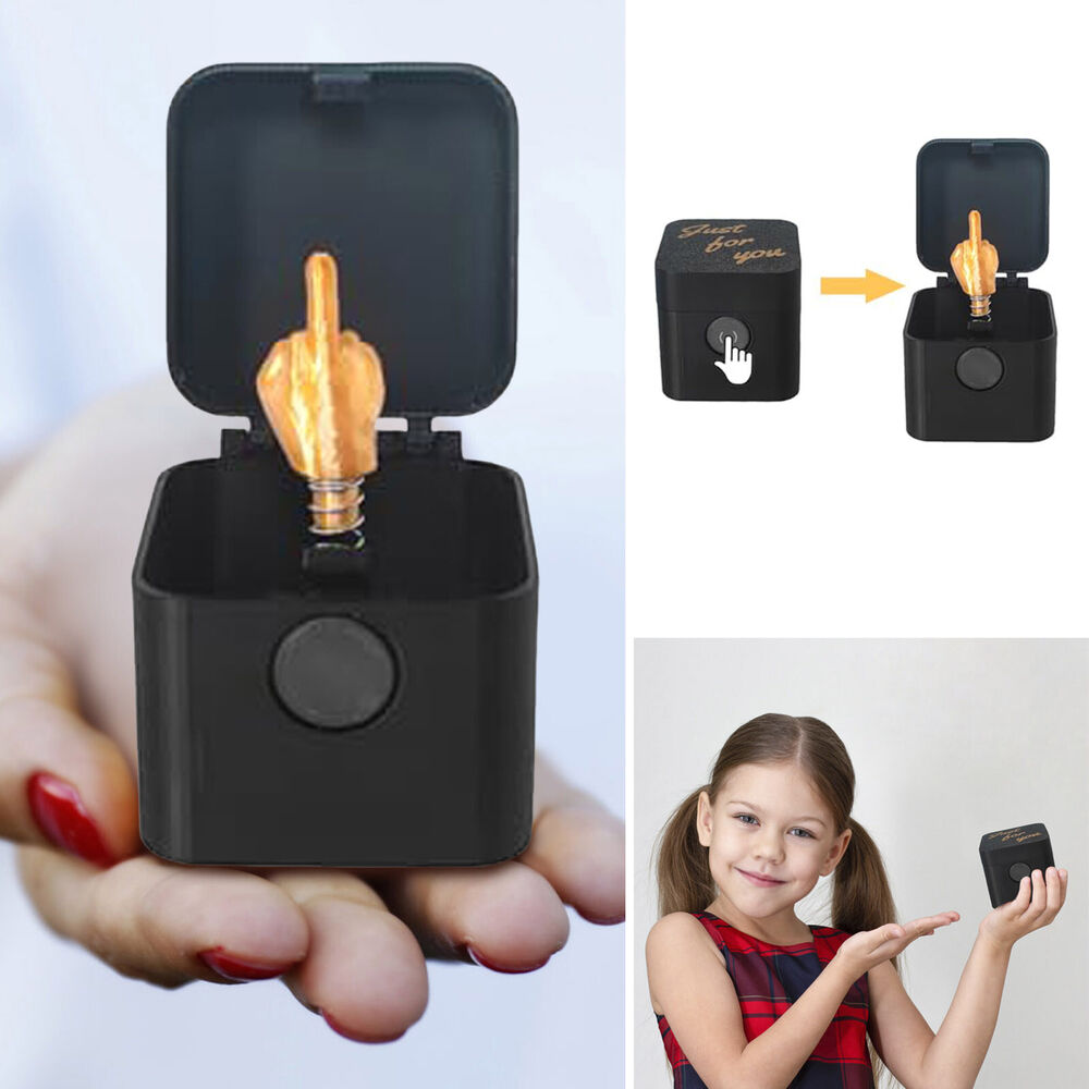 Средний палец в коробке средний палец сюрприз подарочная коробка раздражающая подарочная коробка розыгрыш