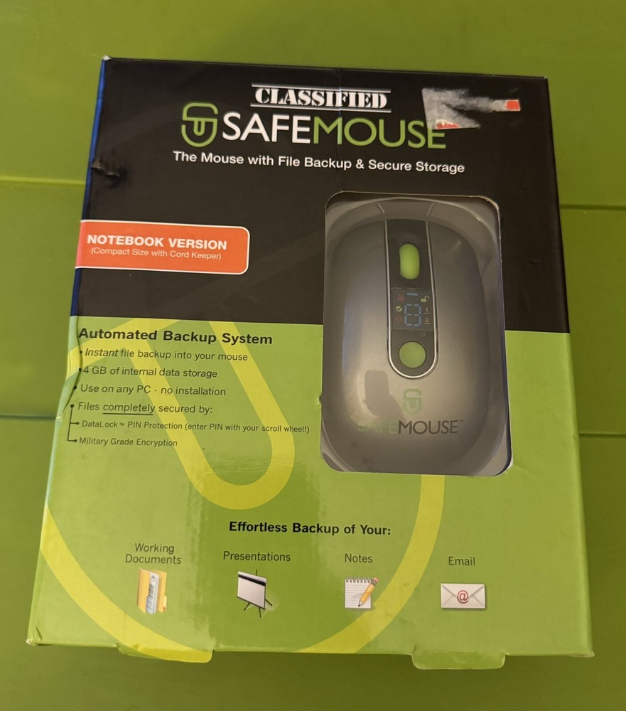 Secure Wireless Mouse with Auto Backup for Laptops-image