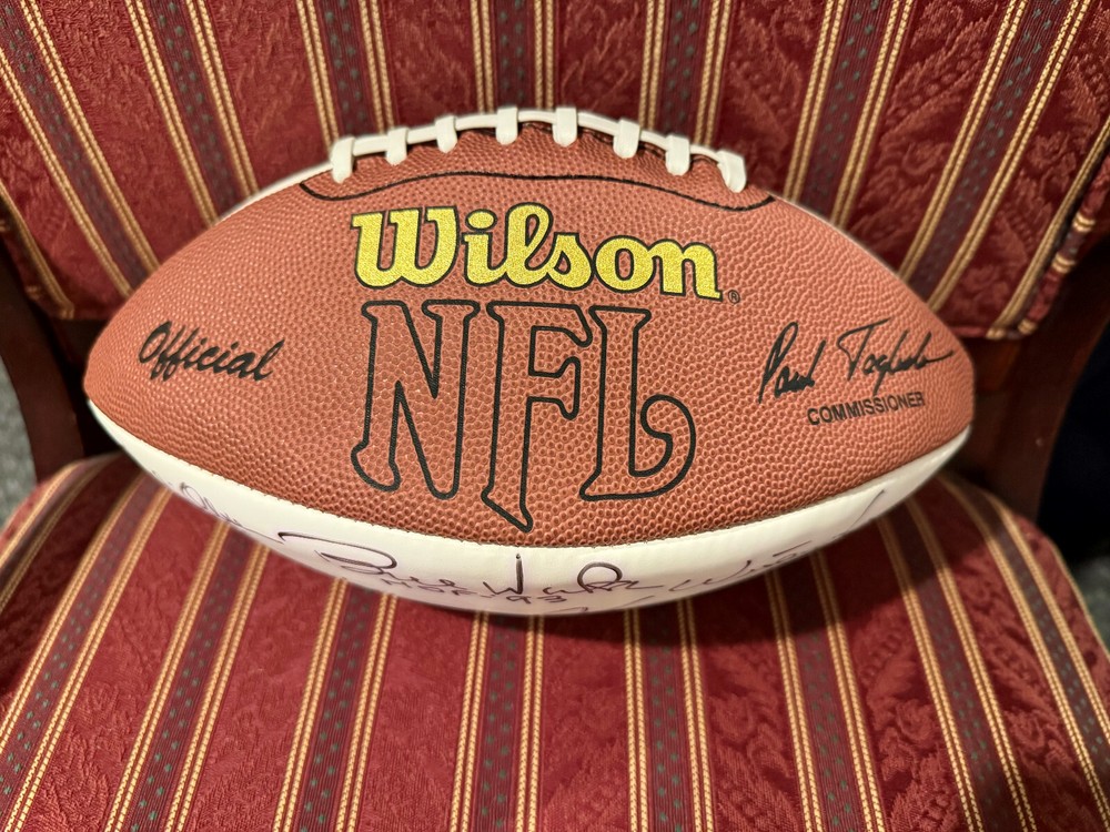 Autographed Football - Various NFL Players