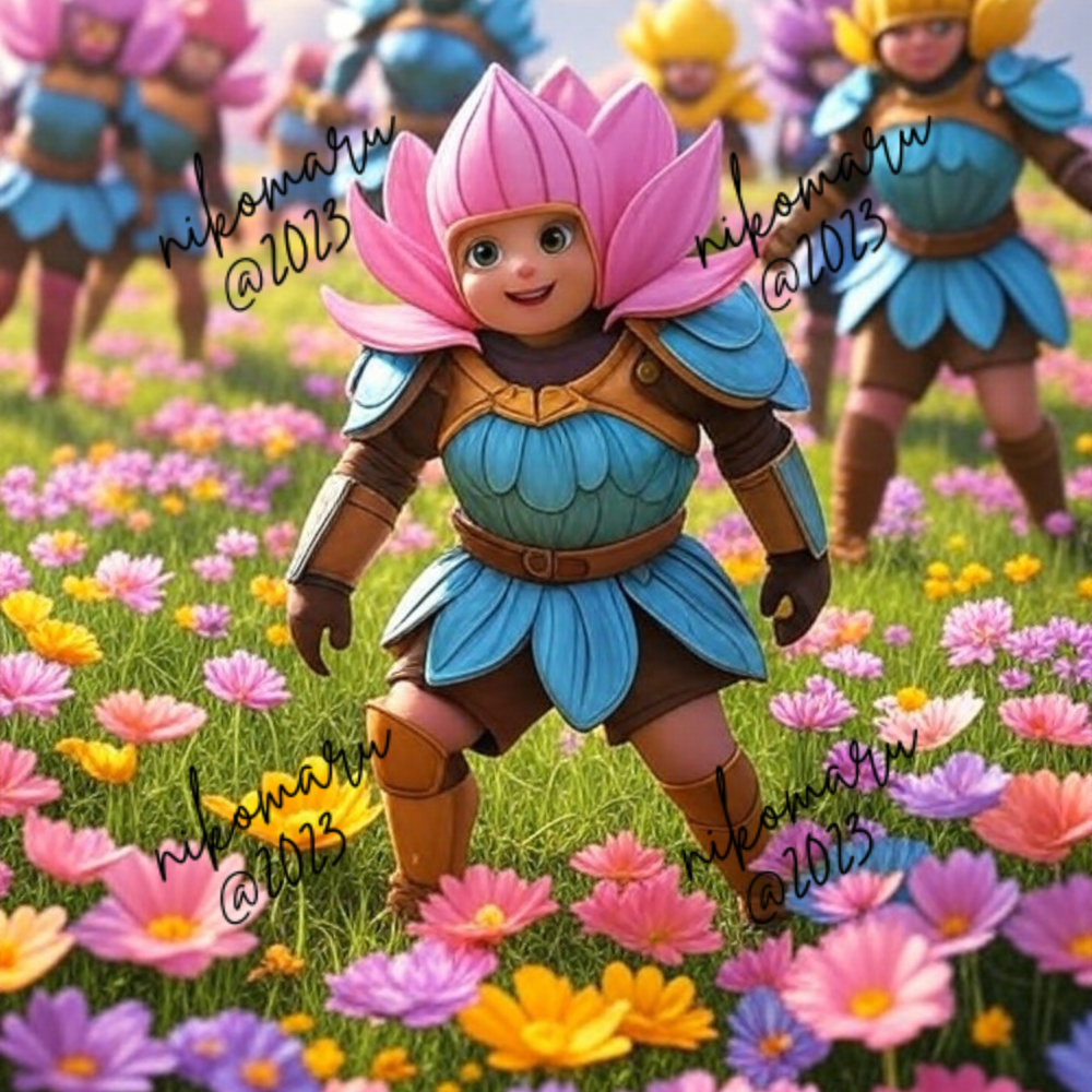 Digital Flower Bloom Wallpaper Background for Desktop Art-image