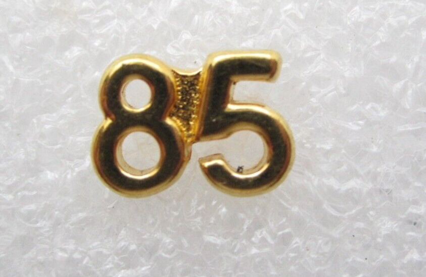 Year 1985 Number Lapel Pin (C780)