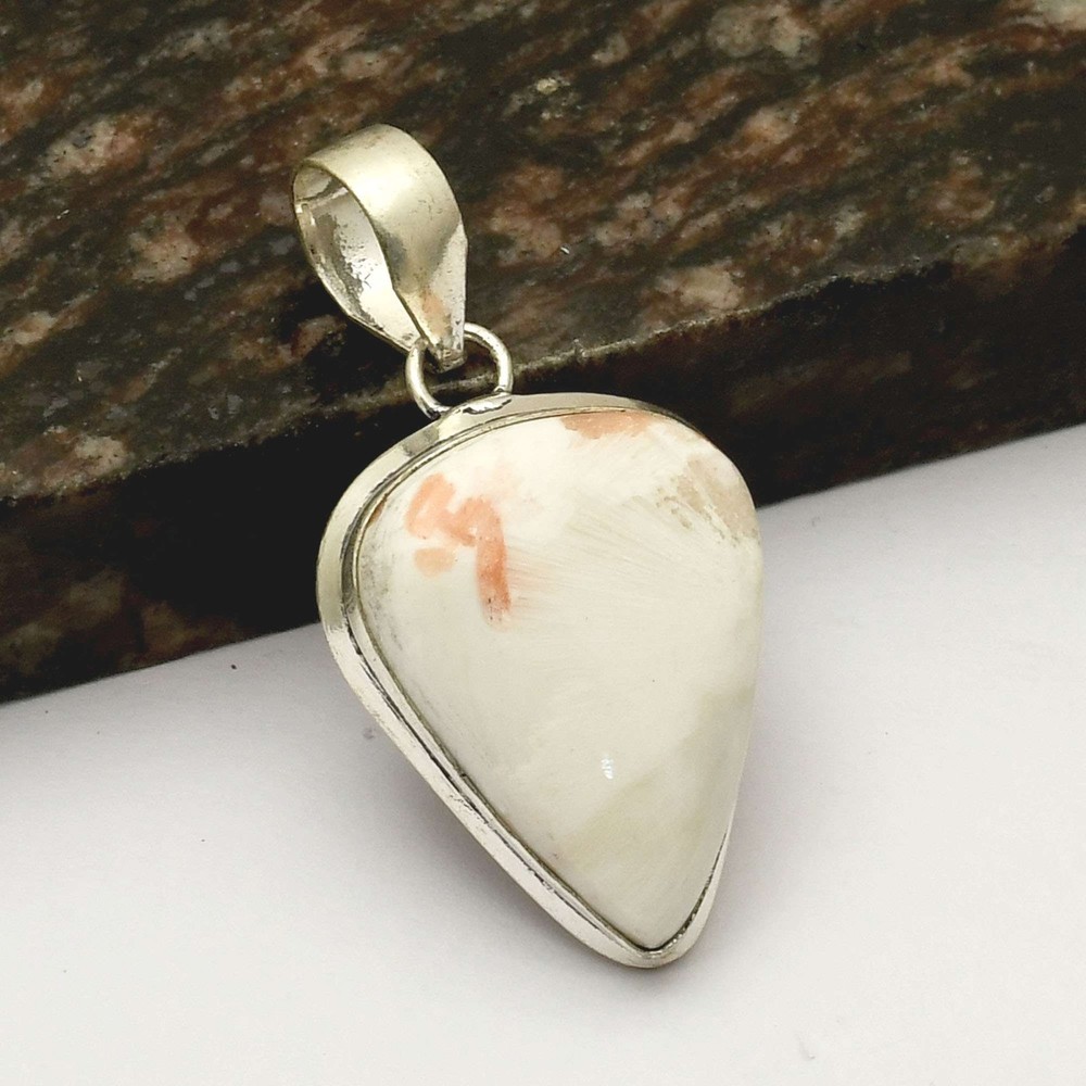 Scolecite Gemstone Handmade Ethnic Pendant Jewelry Gift For Women 1.92 Inches AP-43287