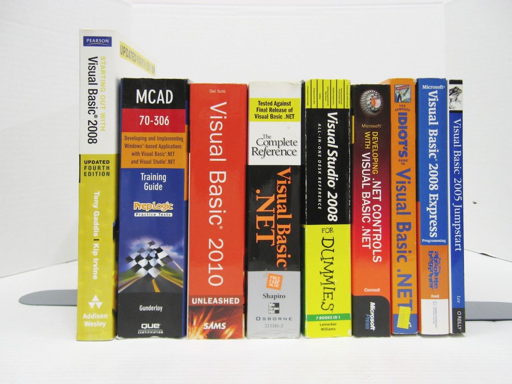 Visual Basic .NET Programming Bundle - Complete Reference/Learning - 9 Book LOT-image