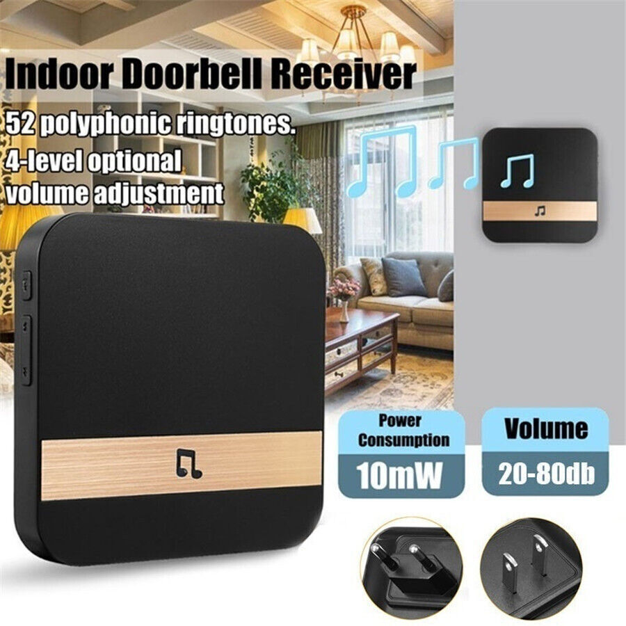 Visual Doorbell Receiver for Smart Wireless WiFi Video US Plug Plug Chime Smart-image