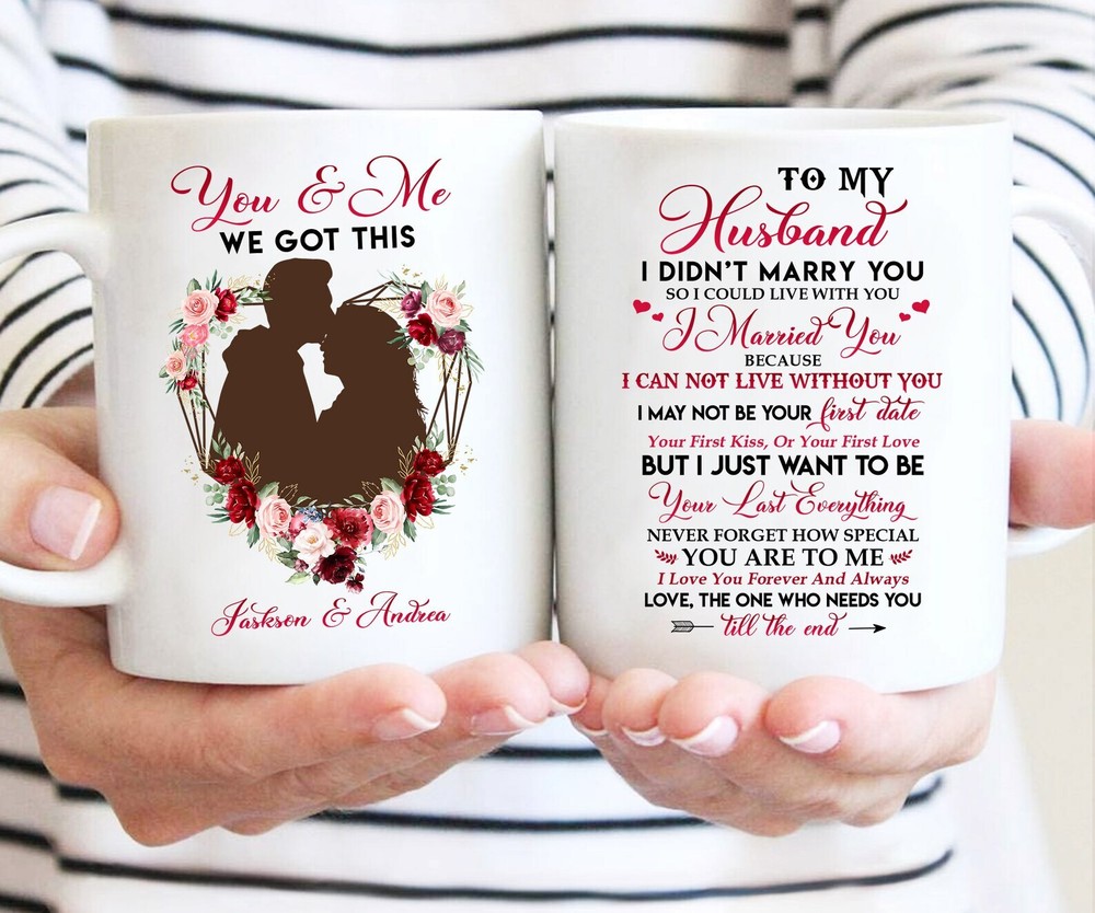Personalized Husband Coffee Mug Anniversary Gift Mug For Husband Couple Mug From