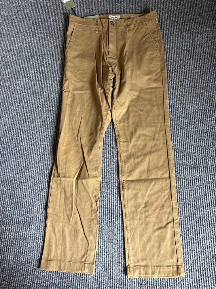 Goodfellow Co Mens 29x30 Brown Hennepin Slim Chino Pants