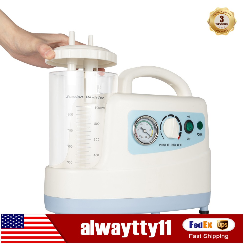 Suction Machine Emergency Medical Portable Aspirator Vacuum Phlegm Unit Mucus