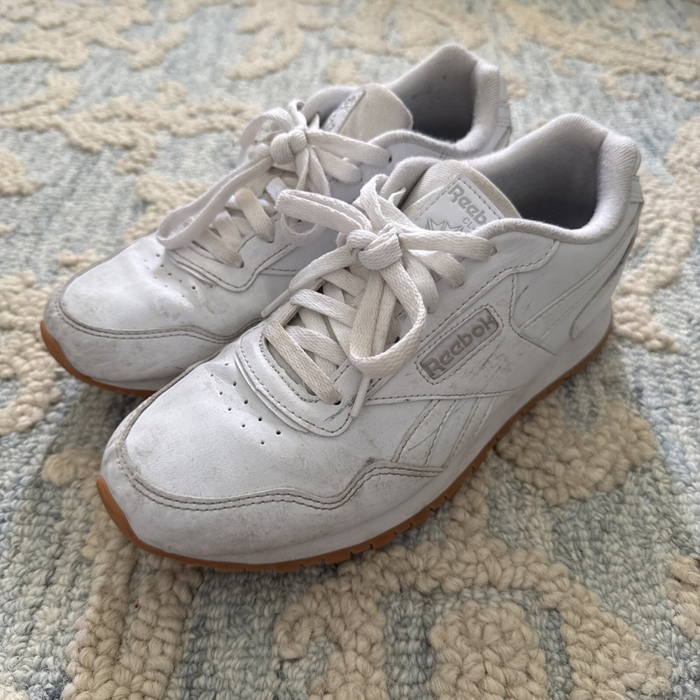 Reebok Women’s Classic Harman Run White Steel Gum Sneakers Size 7 CM9940
