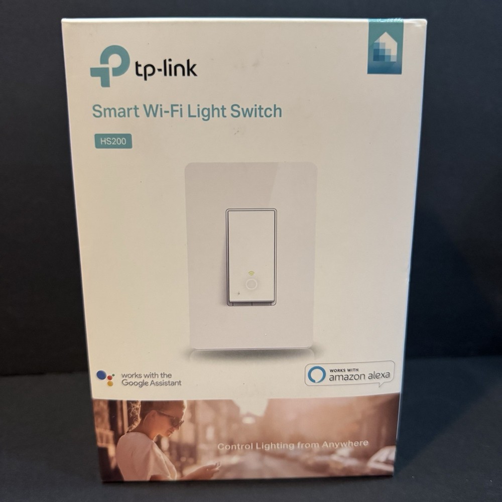 TP-LINK HS200 Smart WiFi Light Switch Compatible with Alexa and Google Assistant