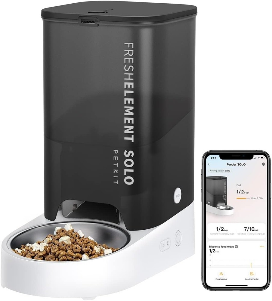 Automated Pet Feeder with Fresh Lock Tech – Fits Cats & Dogs, 10 Meals Daily-image