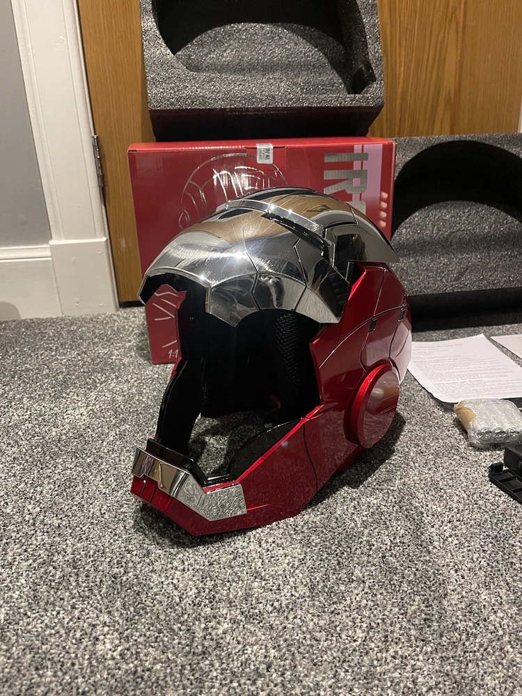 Iron Man MK5 Helmet Auto King Voice-Control Next Day Shipping Halloween Sale🎃🎅-image