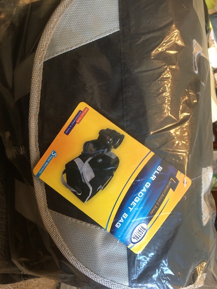 Compact Digital Concepts SLR Camera Bag - Black & Grey 10.5x5.75x6.5 Inches-image