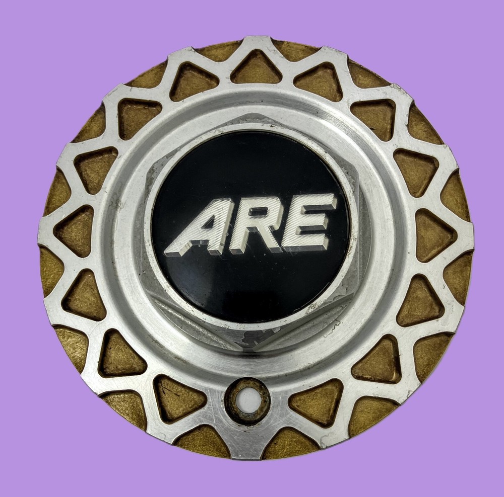 American Racing Ent. (A.R.E.) Gold/Silver Custom Wheel Center Cap# 899097 899098