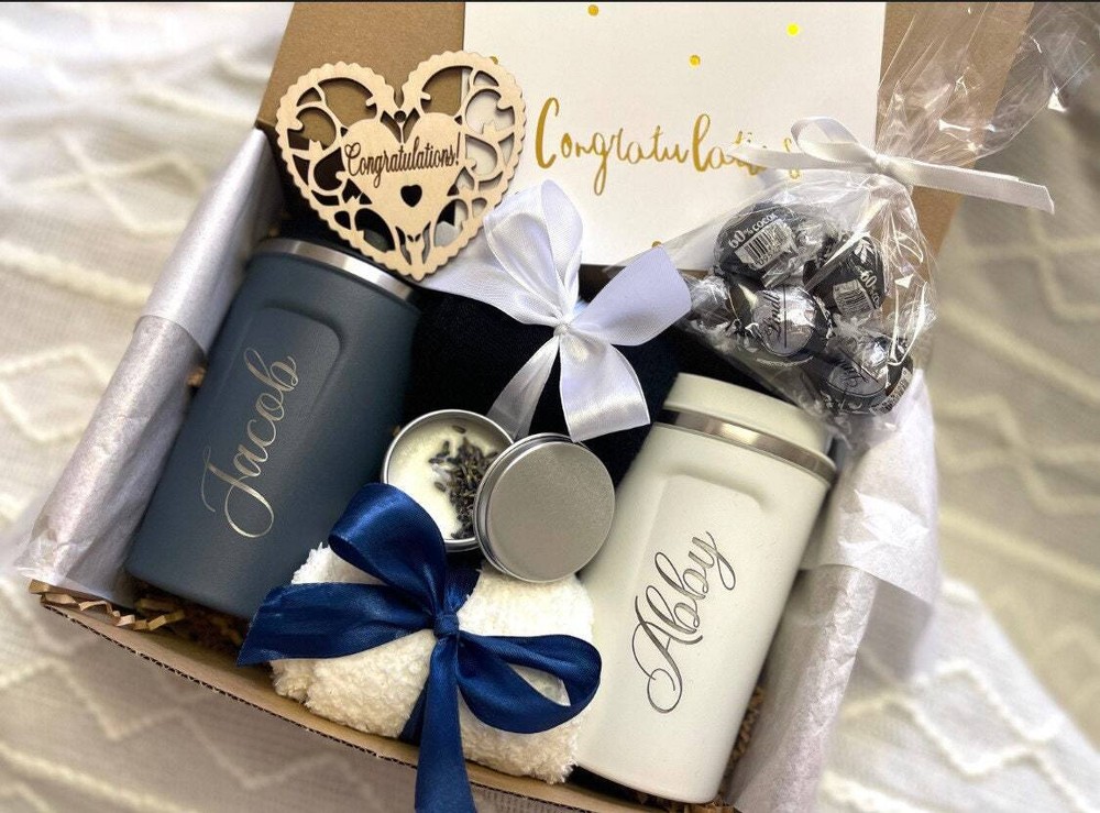 Personalized Couple's Cozy Anniversary Gift Box for Him & Her-image