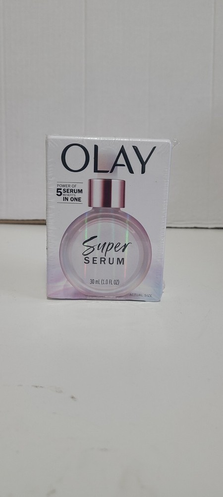 Olay Super Serum 5 en 1 con niacinamida, vitamina C, péptido de colágeno 1 FL oz-30 ml