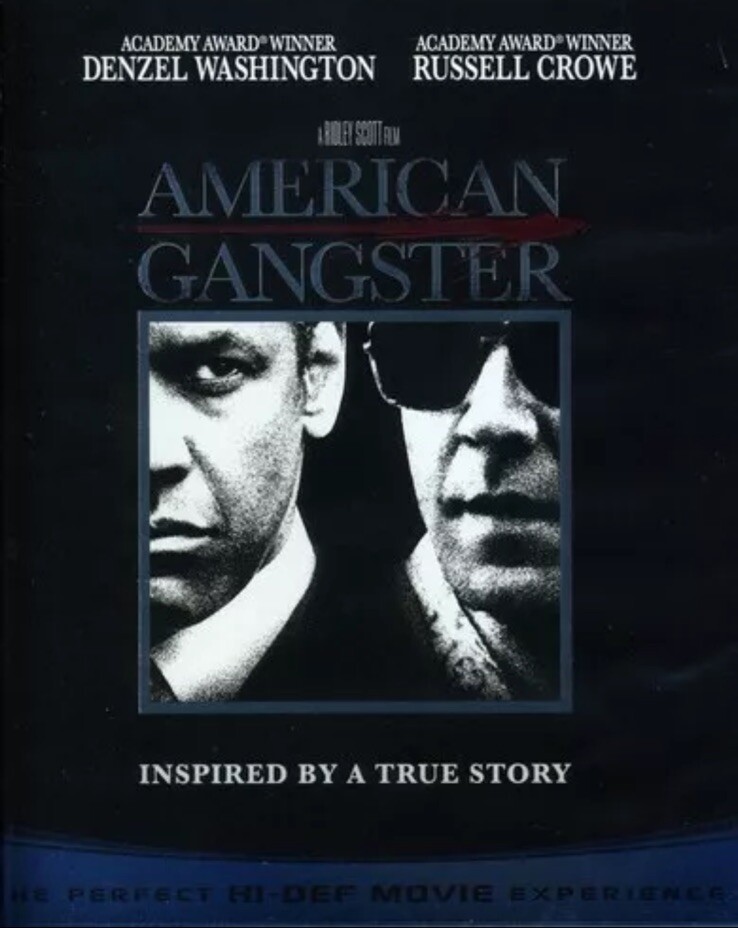 American Gangster (Blu-ray Disc, 2008, 2-Disc Set)
