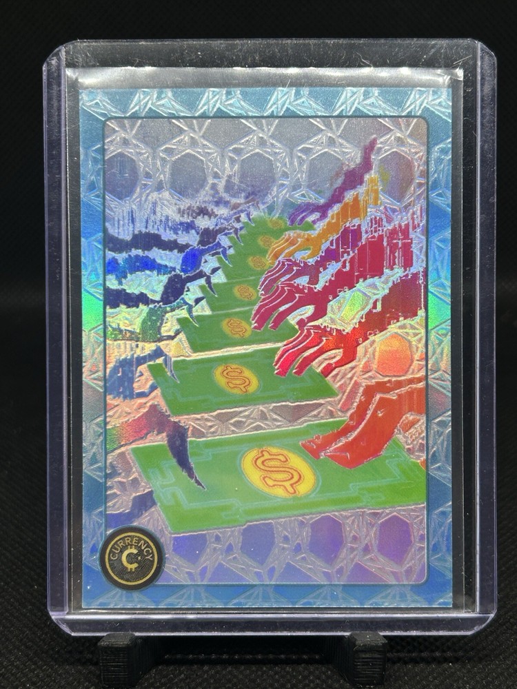 Cardsmiths Currency Series 4 Double Spend /15 Aqua Holofoil #46 Cryptocurrency-image